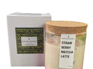 MatchaSeekers Strawberry Matcha Latte Candle