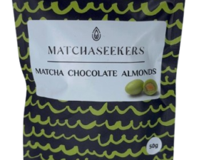 Matcha Chocolate Almonds (50g pouch)